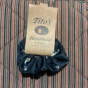 Tito’s vodka hair scrunchie